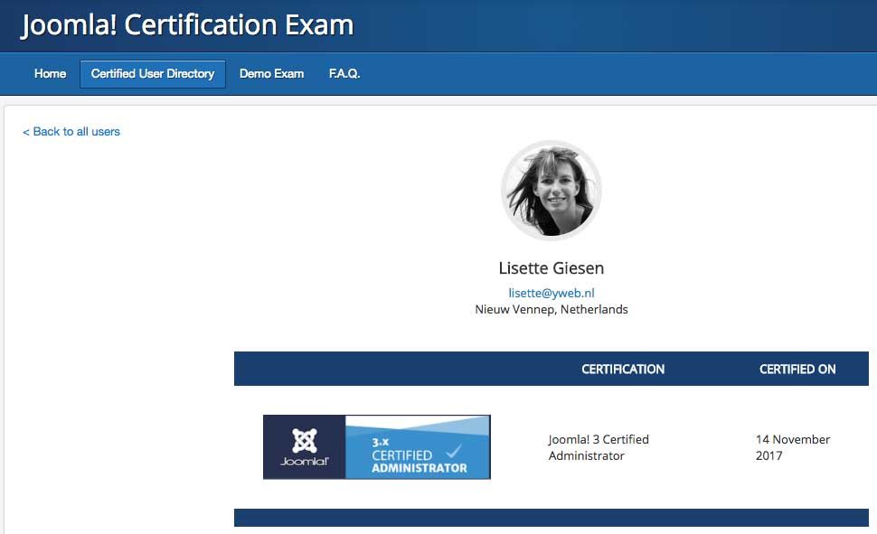 lisette-giesen-joomla3-administrator-certificate-directory-0719e3c8 Lisette behaalt Joomla 3 Administrator certificate